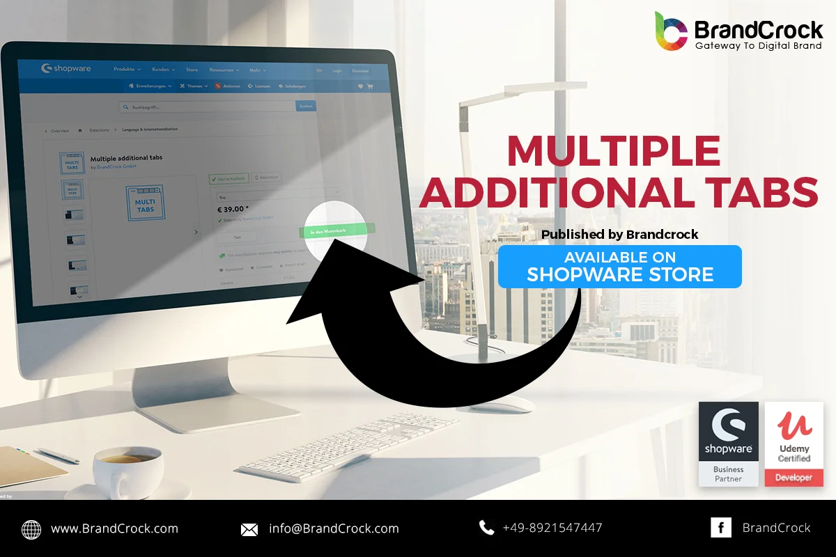 Multiple Additional Tabs Shopware Plugin | BrandCrock