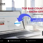 Top bar Countdown + Schnee-Effekt Shopware 6 plugin | BrandCrock
